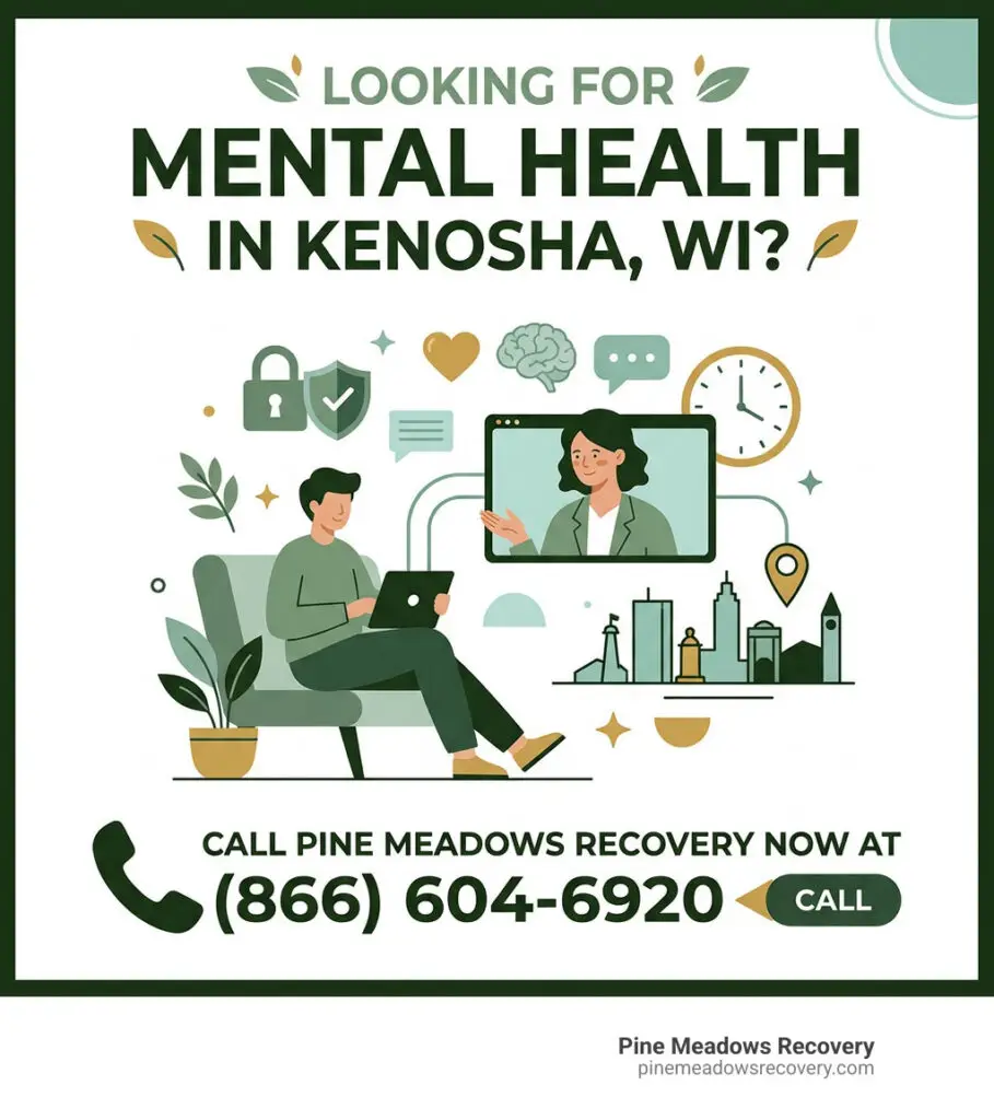 Telehealth mental health services in Kenosha WI