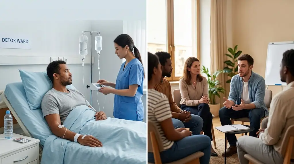 Alcohol Abuse Treatment vs Detox: A Side-by-Side Comparison