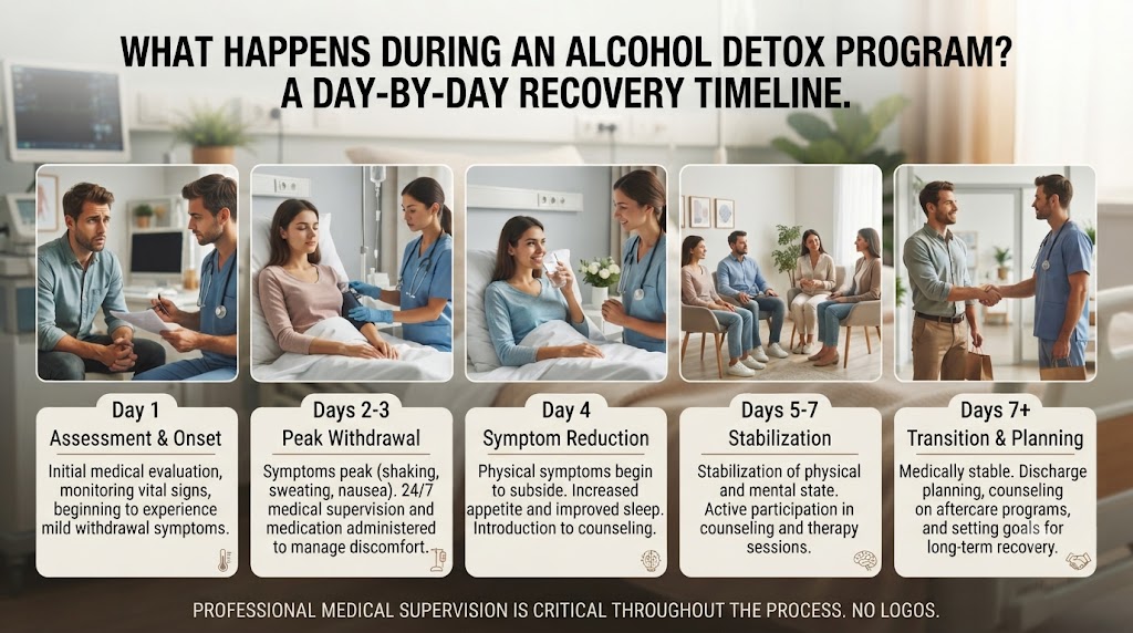What Happens During an Alcohol Detox Program? A Day-by-Day Recovery Timeline
