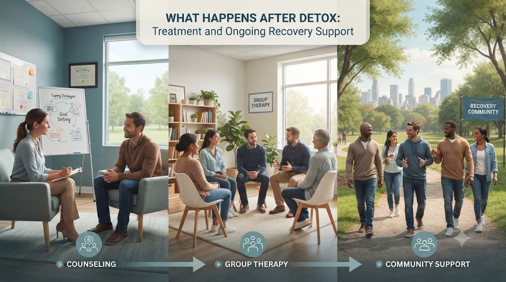 What Happens After Detox: Treatment and Ongoing Recovery Support
